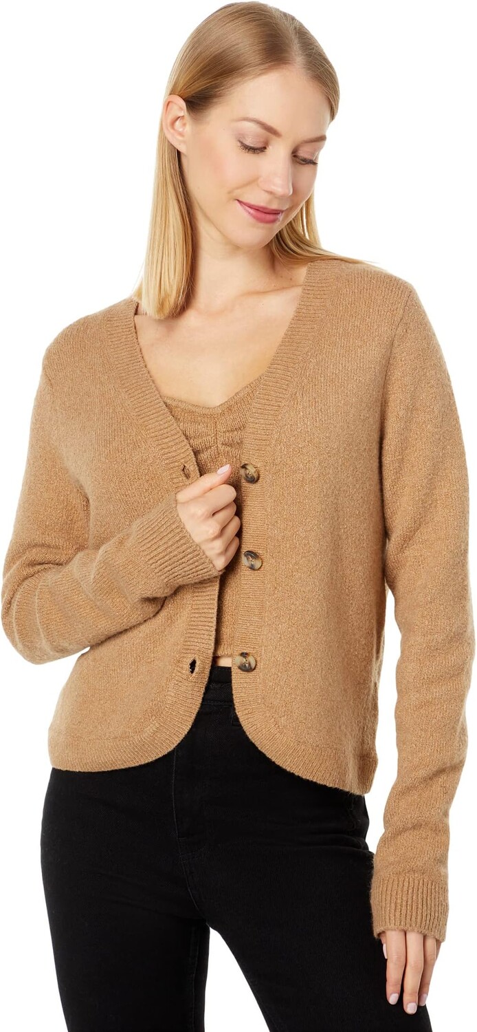 

Свитер Hilton Head Cardigan Madewell, цвет Heather Caramel