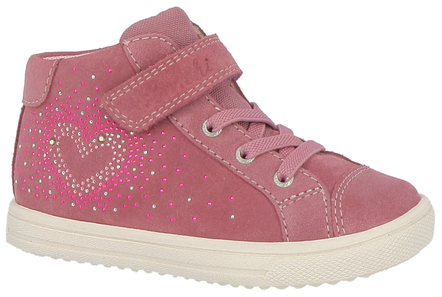 

Кроссовки Lurchi "Blinkschuh Shalisa", с блестящими камнями, повседневная обувь, полуботинки, туфли на шнуровке, розовый