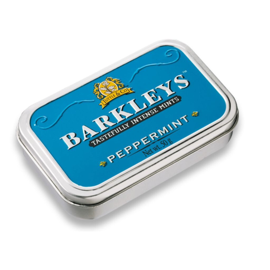 

Пастилки Barkleys Peppermint с мятой в металлической банке 50г Barkleys Tuttle