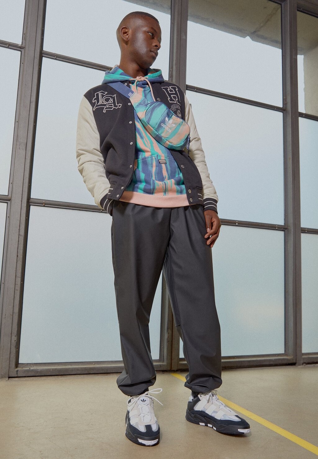 

Кроссовки adidas Originals Niteball Streetball Lightstrike, обувь белый / основной черный