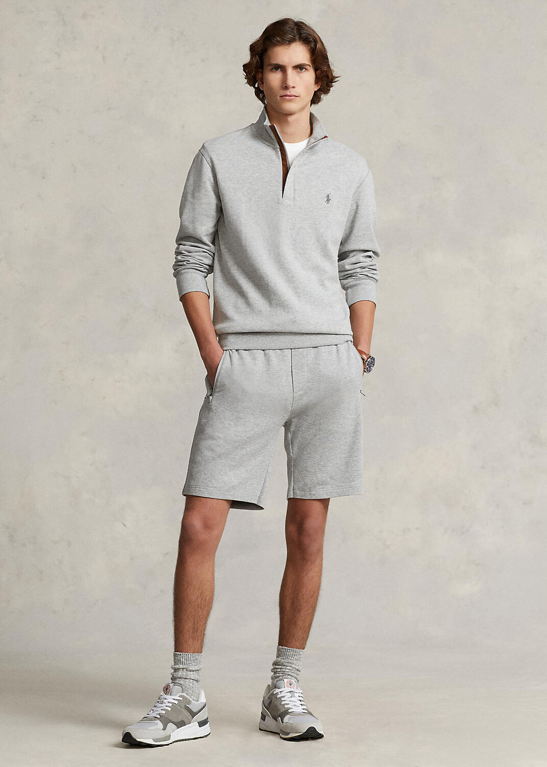 

8,5-дюймовые роскошные шорты из джерси Ralph Lauren