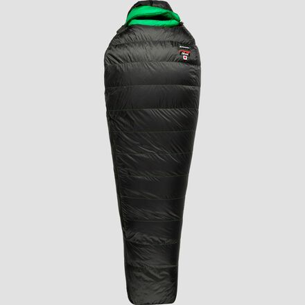Спальный мешок Nanga Aurora Light 600 DX: пух 25F Backcountry, цвет Black/Gearhead Green цена и фото