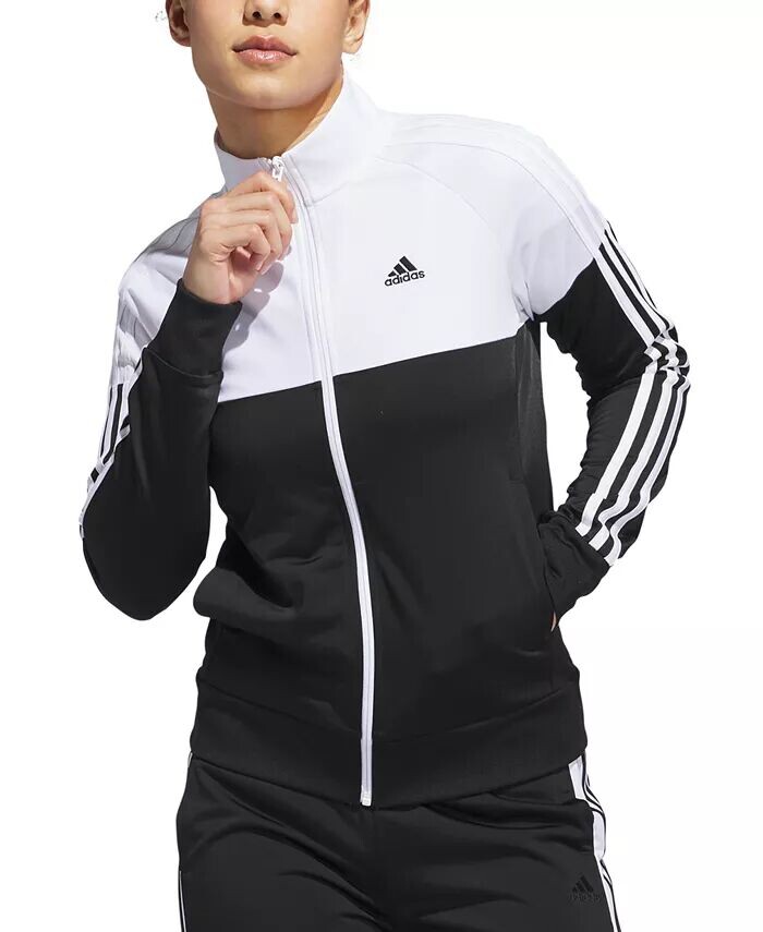 

Женская трикотажная куртка с цветными блоками adidas, черный