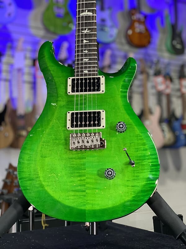 

Электрогитара PRS S2 Custom 24 Maple Top, Eriza Verde w/ PRS Soft Case Bag,