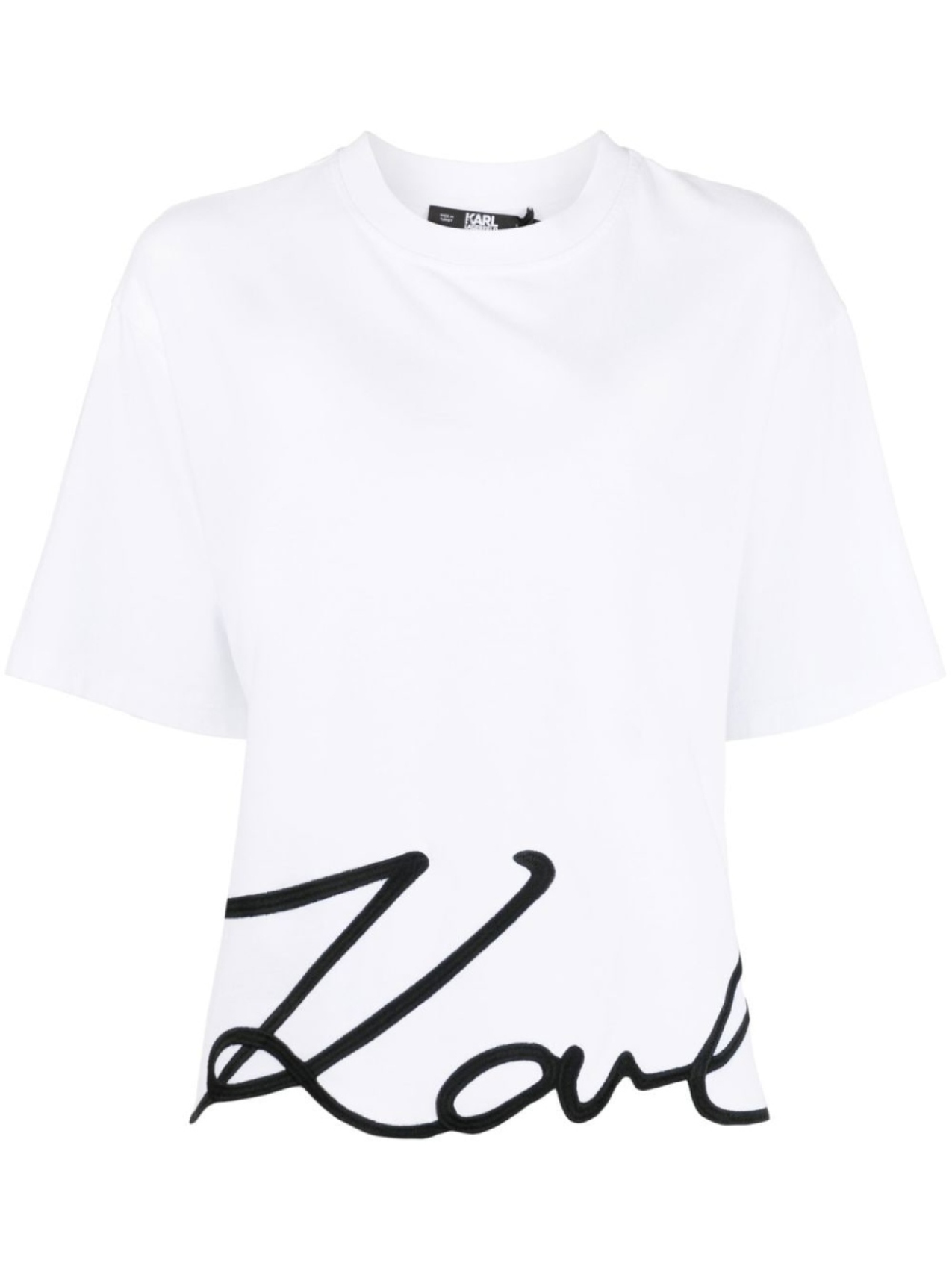 

Karl Lagerfeld футболка Signature из органического хлопка, белый