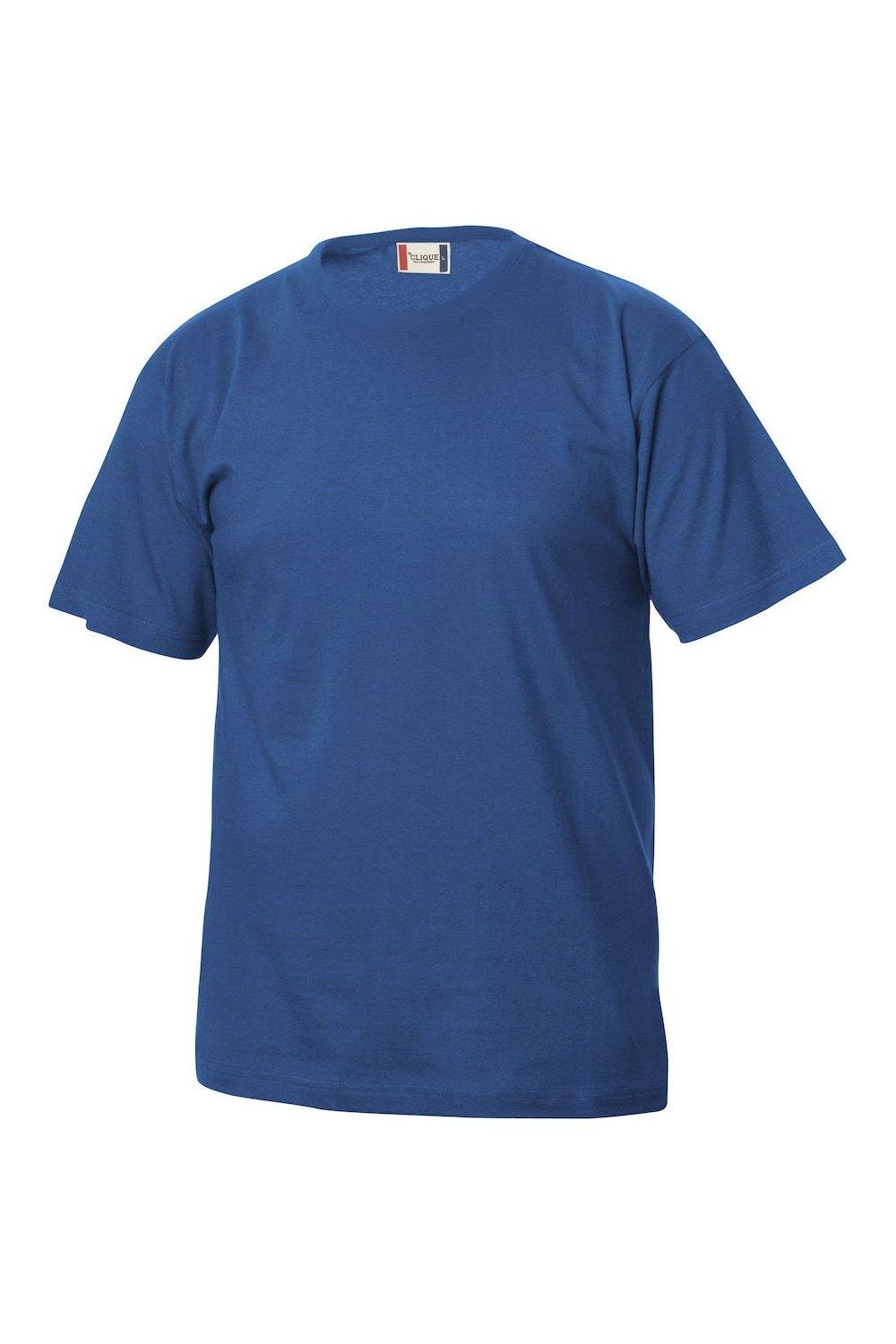 Базовая футболка Clique, синий базовая спортивная сумка clique синий