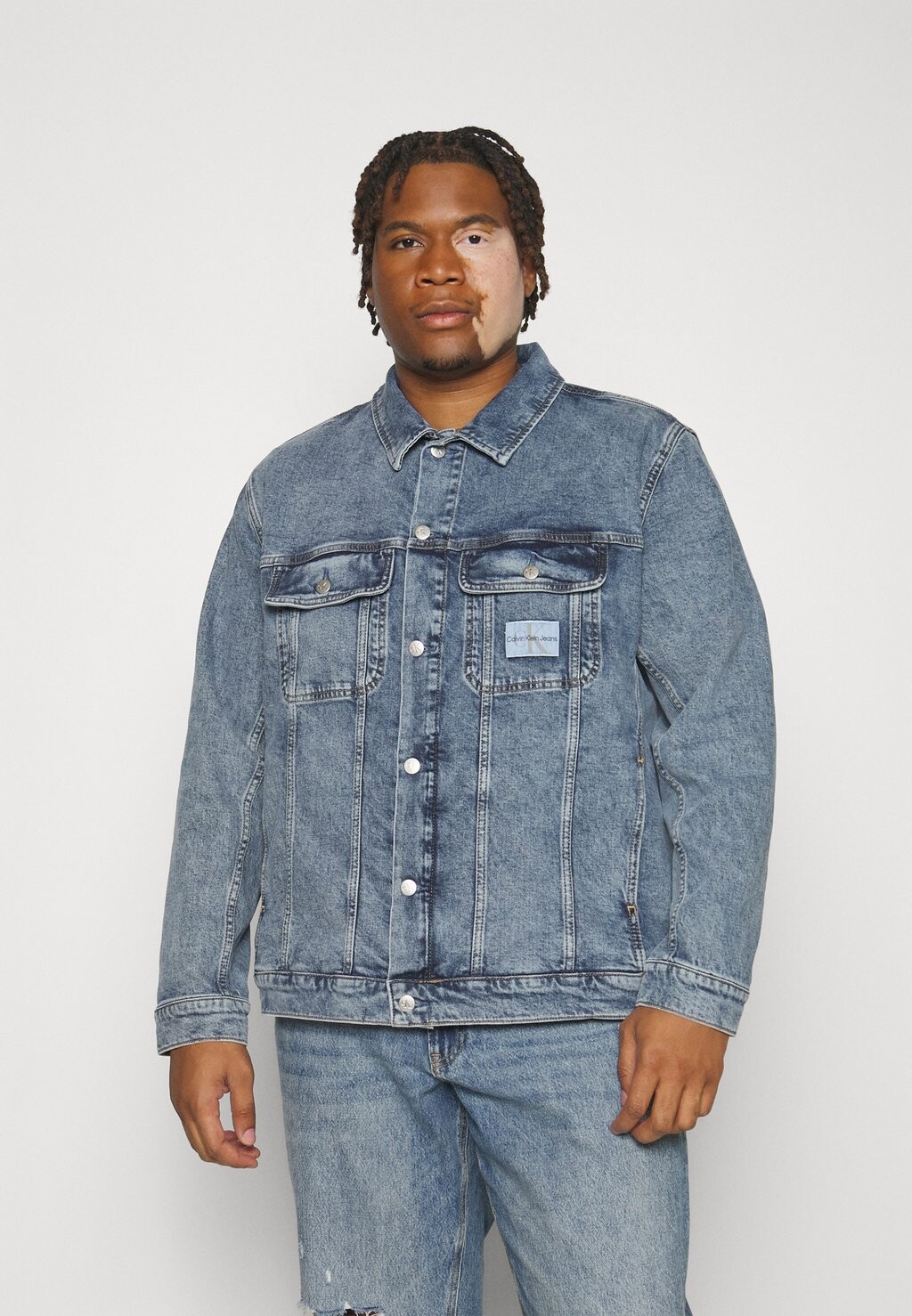 

Джинсовая куртка Calvin Klein Jeans Plus REGULAR, цвет denim medium
