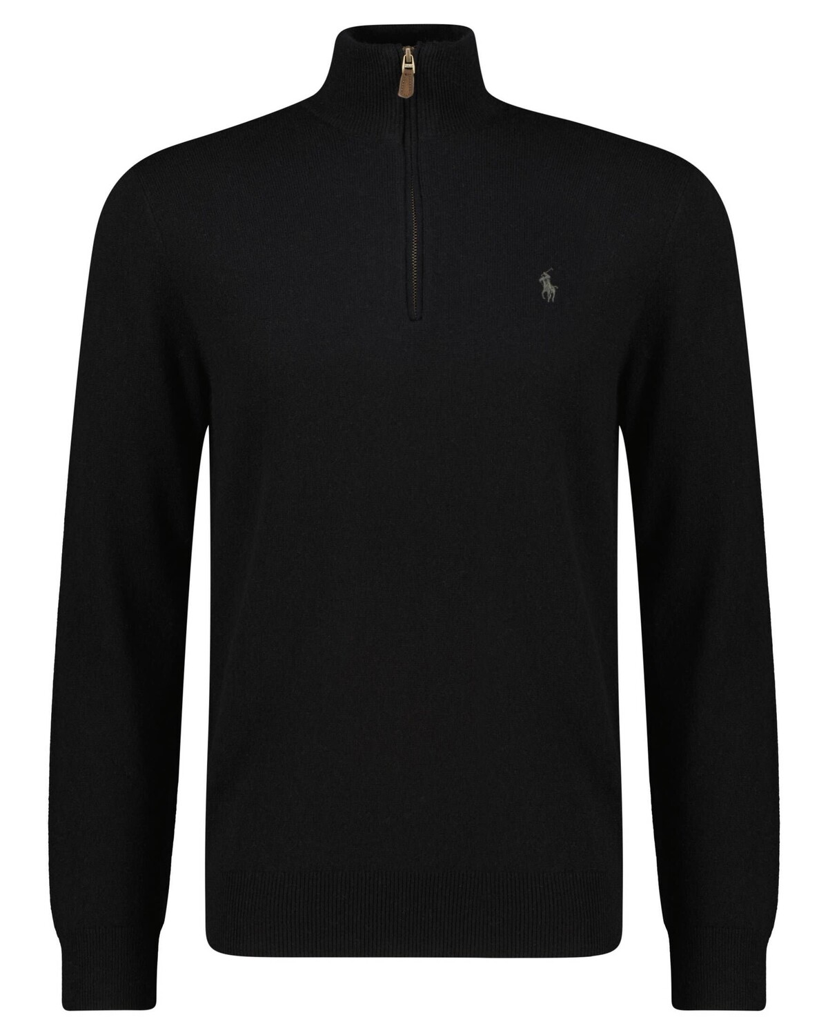 

Вязаный шерстяной свитер Polo Ralph Lauren, черный