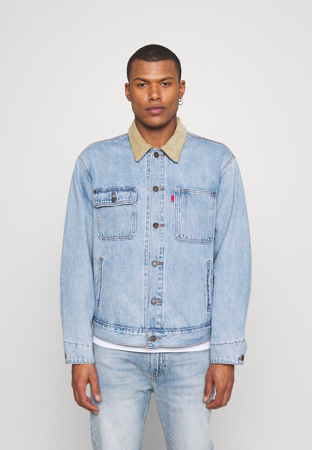 

Джинсовая куртка Levi's, синий деним