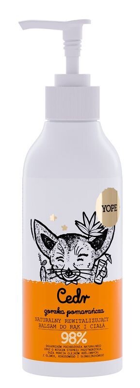 

Yope Cedr i Gorzka Pomarańcza лосьон для тела, 300 ml