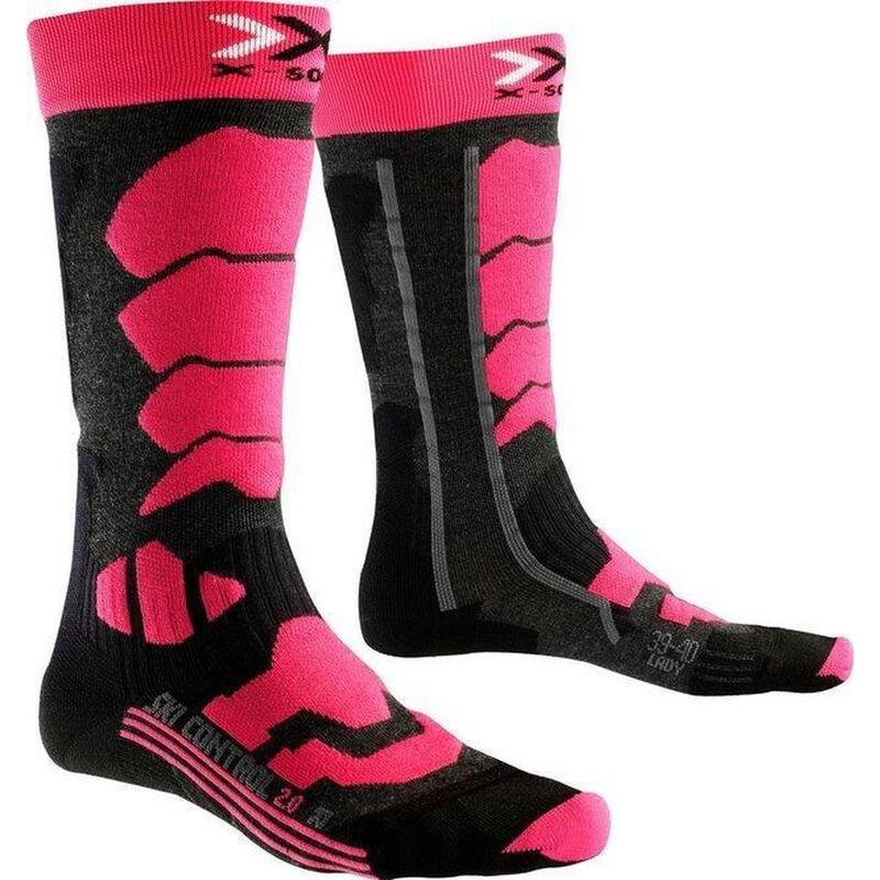 Женские лыжные носки Ski Control 2.0 X-SOCKS, цвет rosa