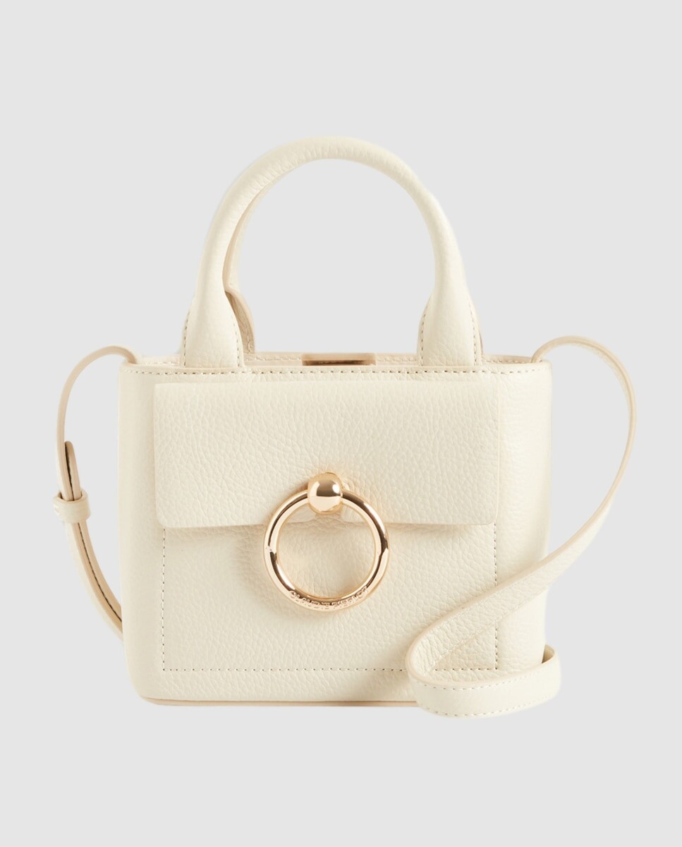 

Сумочка Anouck из кожи экрю Claudie Pierlot, белый