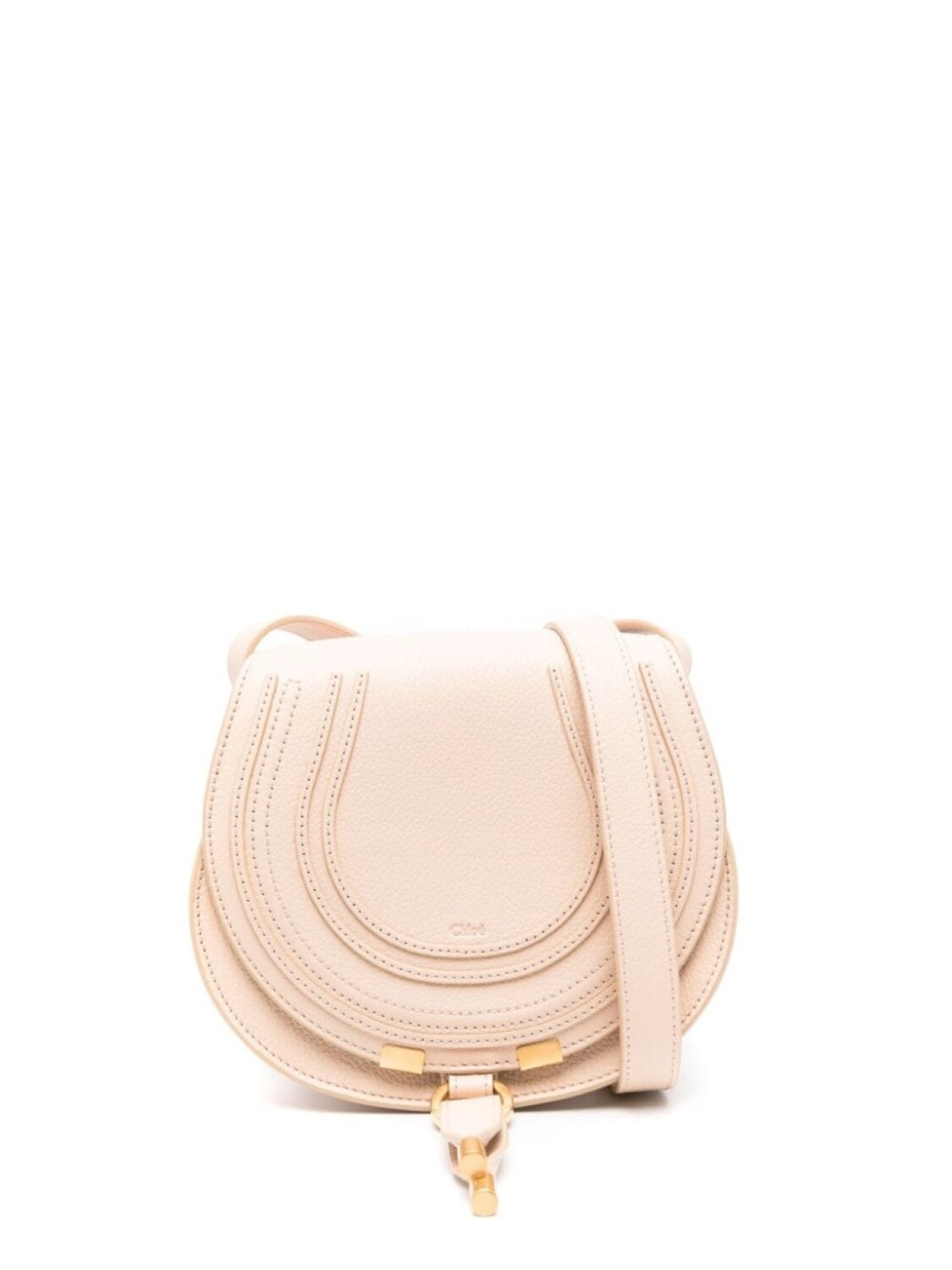 

Chloé сумка через плечо из кожи Marcie, розовый