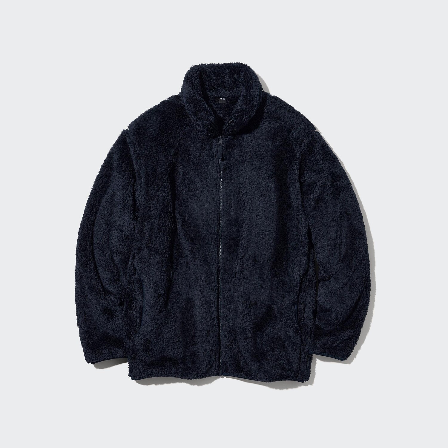 

Флисовая куртка на молнии UNIQLO, темно-синий