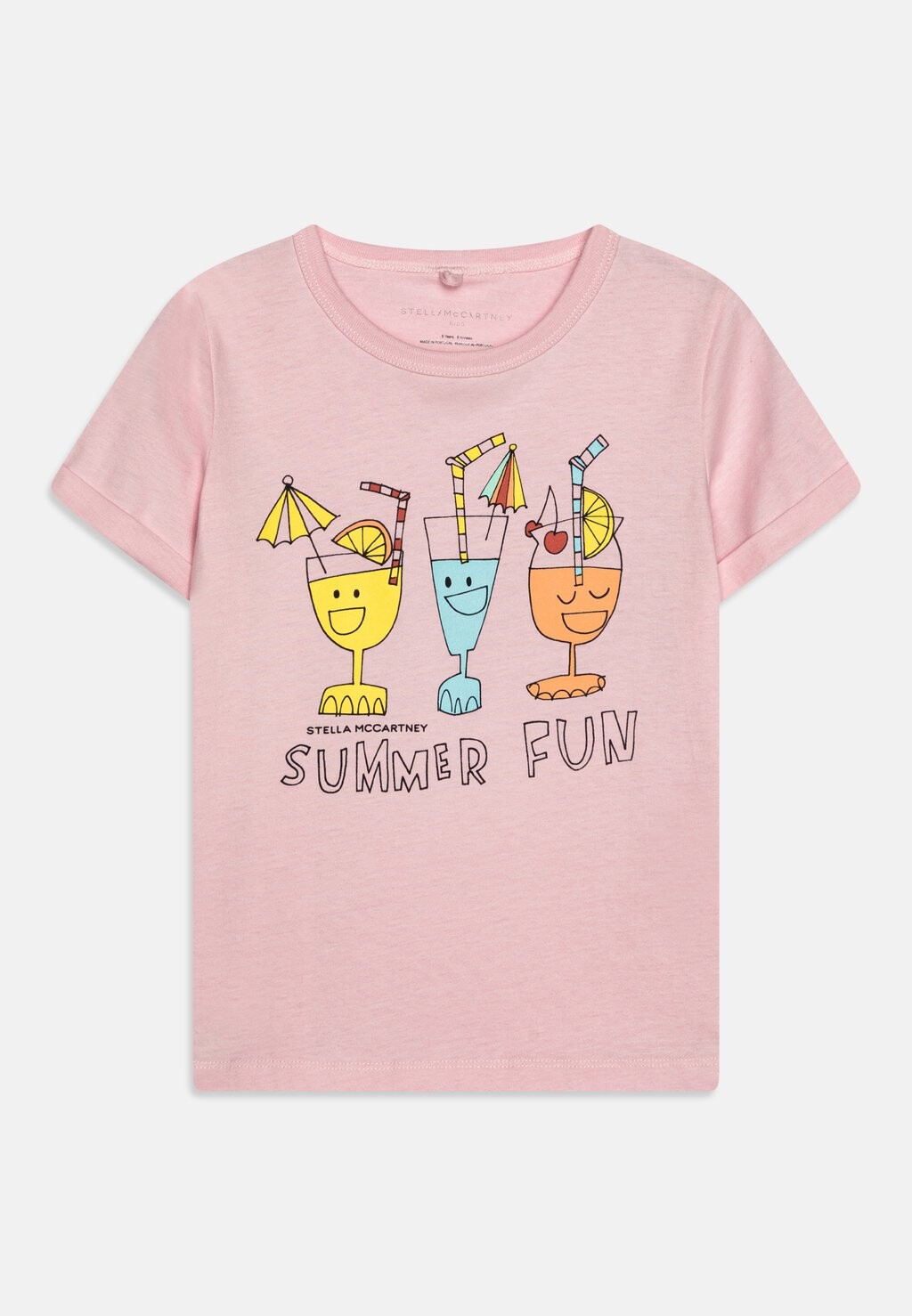 

Футболка с принтом GIRL Stella McCartney Kids, цвет rose