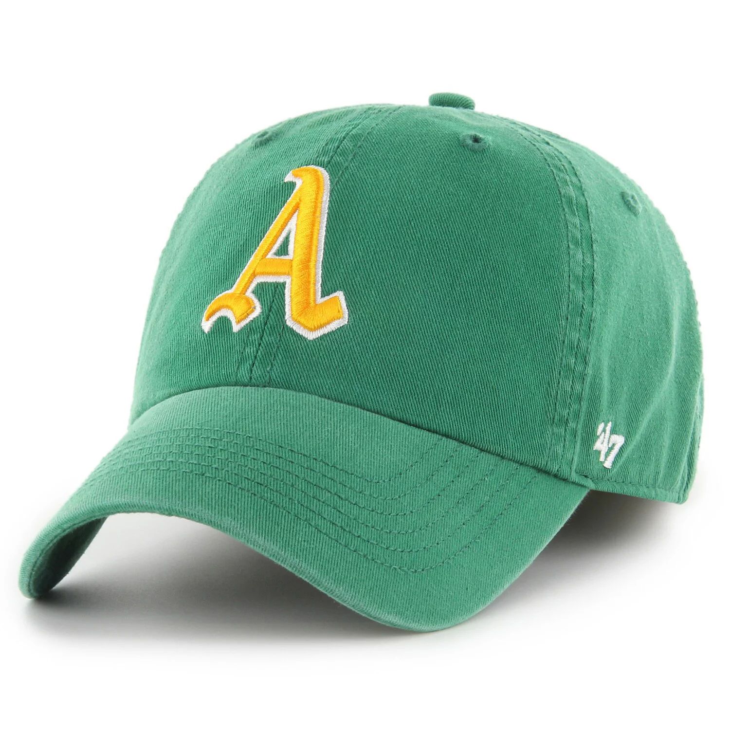 Мужская приталенная шляпа Green Oakland Athletics Cooperstown Collection '47, франшиза