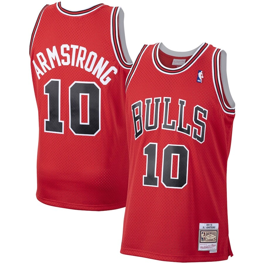 

Джерси Mitchell & Ness Chicago Bulls, алый
