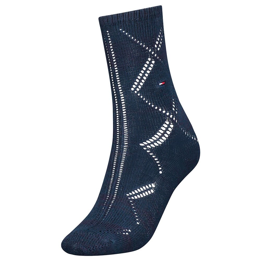 

Носки Tommy Hilfiger Openworked Argyle, синий