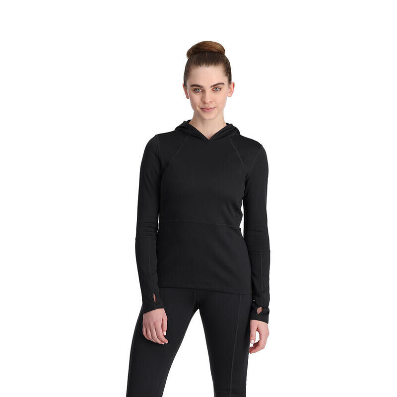 

Женская лыжная толстовка – CHARGER HOODIE SPYDER, цвет negro