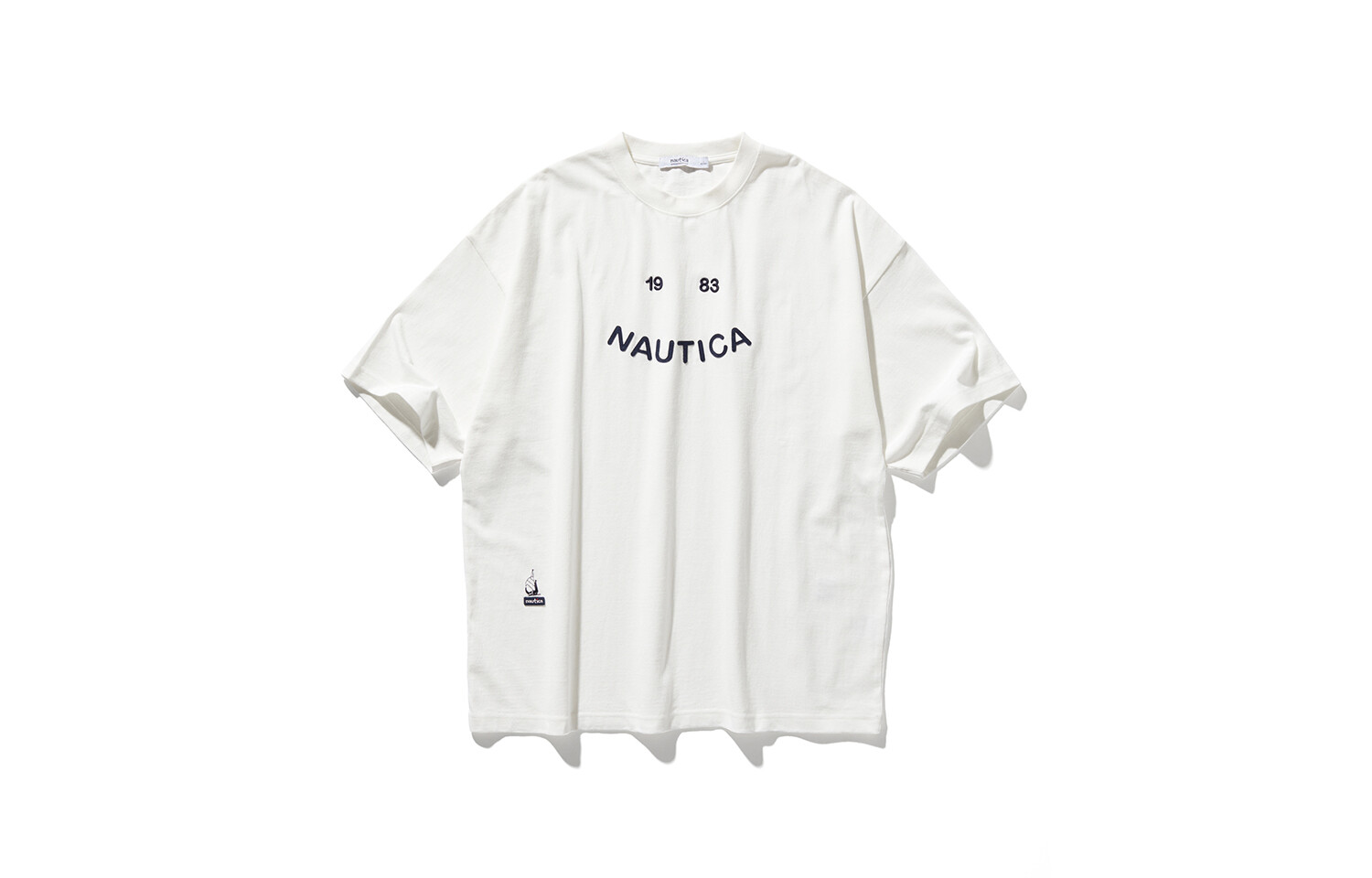 

Футболка SS24 унисекс Nautica White Sail, серый