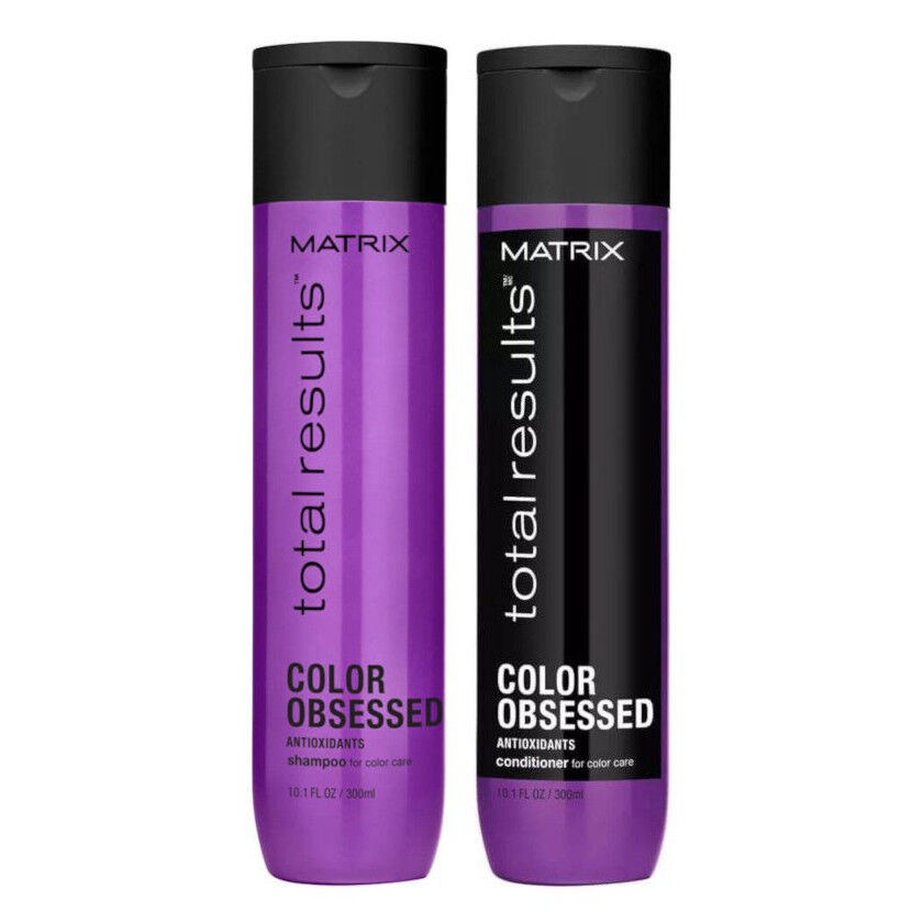 цена Набор для окрашенных волос: шампунь Matrix Total Results Color Obsessed, 300 мл