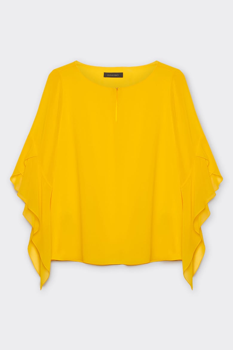 Однотонная блузка Elena Mirò, желтый цена и фото