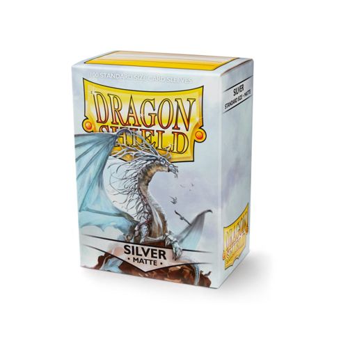 Чехол для карточек Dragon Shield Matte- Silver (100)