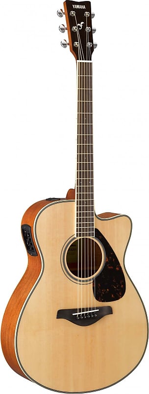 Акустическая гитара YAMAHA FSX820C NATURAL SMALL BODY ACOUSTIC ELECTRIC GUTIAR SOLID TOP MAHOGANY B/S акустическая гитара yamaha fsx820c small body acoustic electric guitar natural