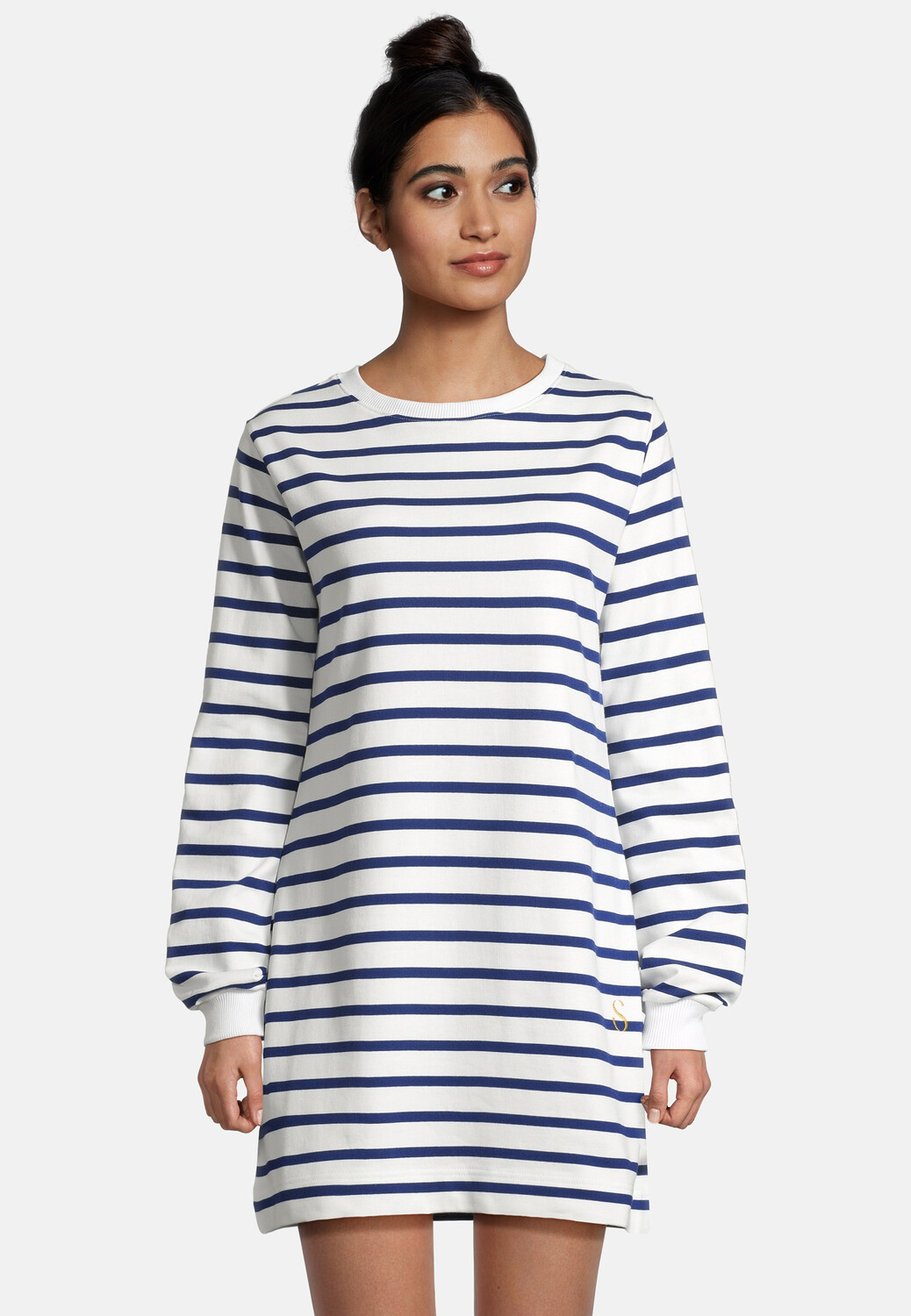 

Платье Salzhaut Kurzes (Mini) Möppkes, цвет Offwhite-Ultramarine