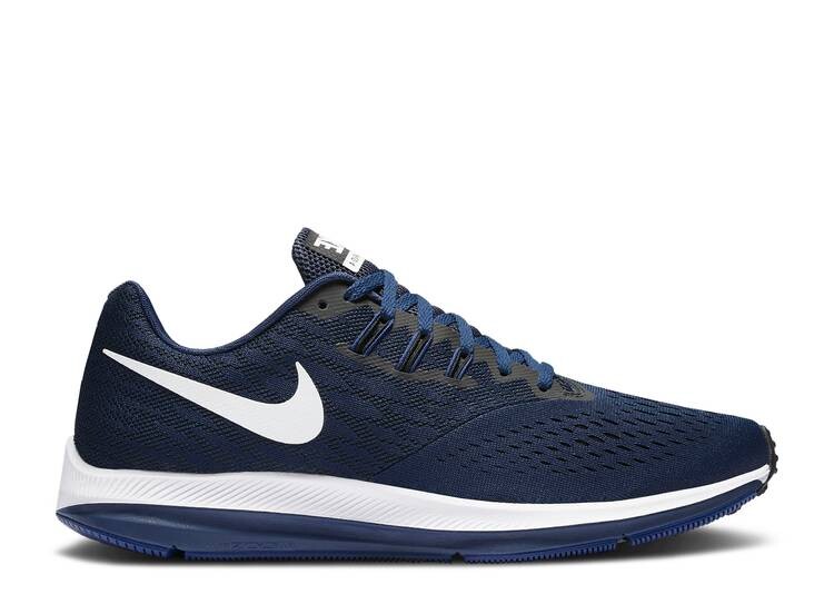 

Кроссовки Nike ZOOM WINFLO 4 'BINARY BLUE', синий, Черный