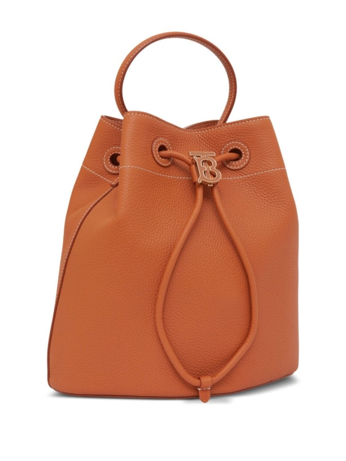 

Сумка-ведро с монограммой TB Burberry, коричневый