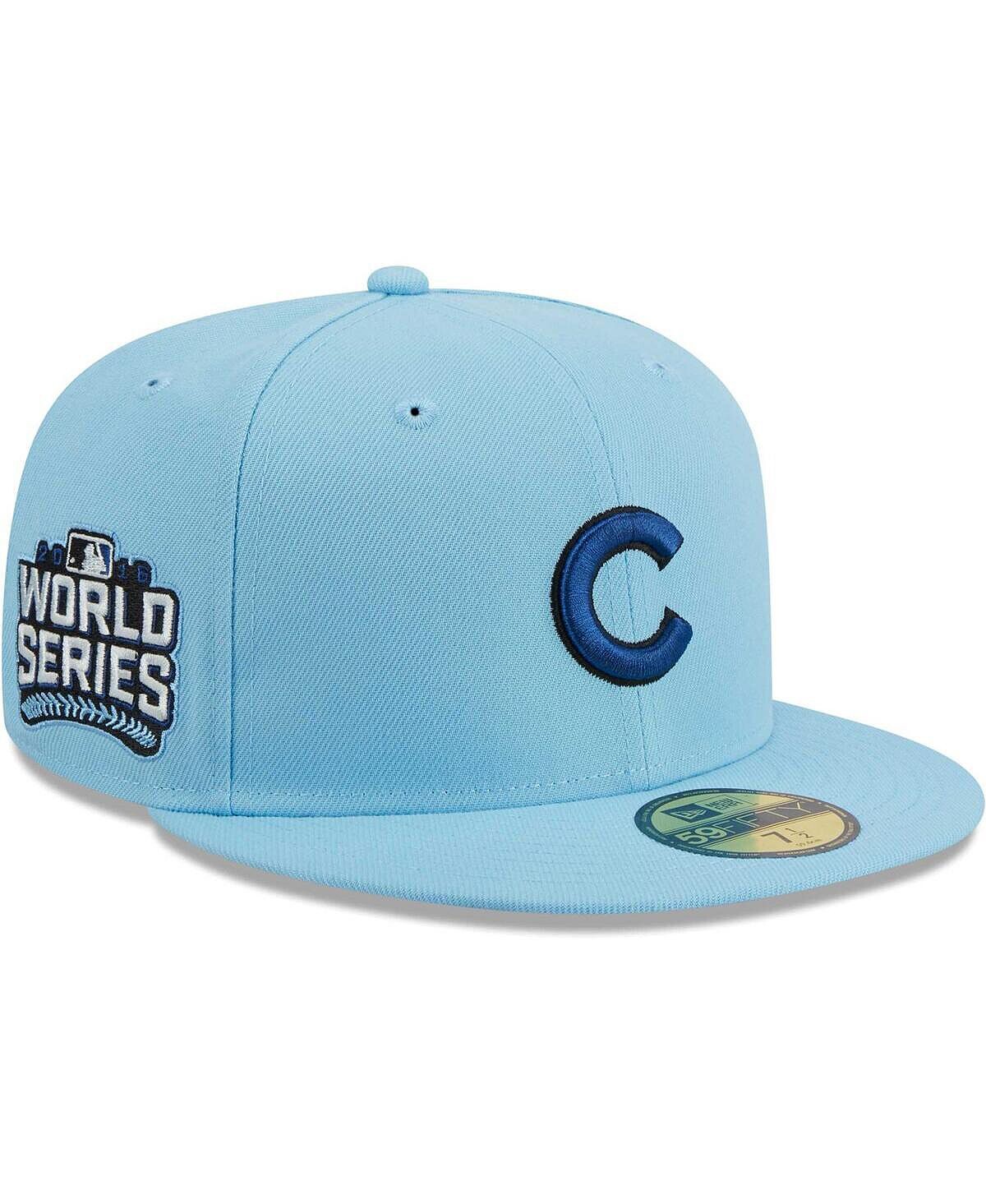 

Мужская голубая приталенная шляпа Chicago Cubs 59FIFTY New Era