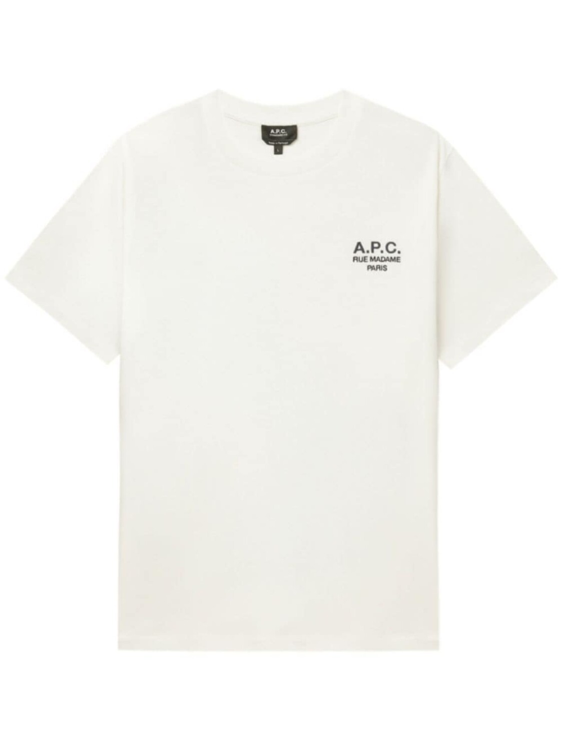 

A.P.C. футболка из хлопка с логотипом, белый