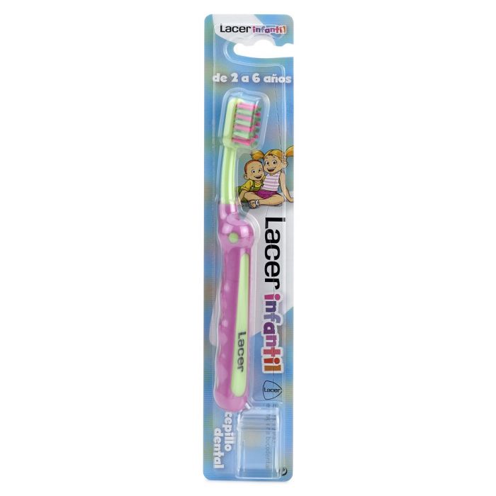 цена Зубная щетка Cepillo Dental Infantil de 2 a 6 Años Lacer, Multicolor
