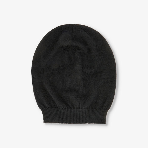 

Шапка тонкой вязки из кашемира с начесом Rick Owens, черный