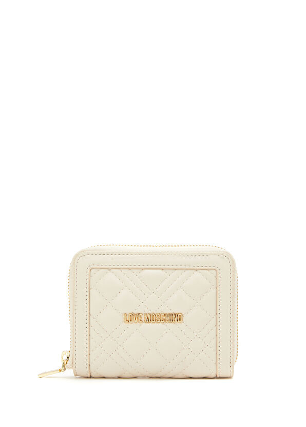 

Женский стеганый кошелек Love Moschino, бежевый