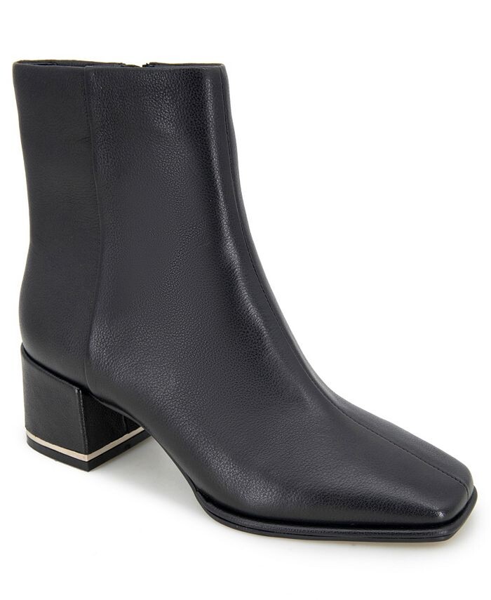 

Женские ботильоны Edie на блочном каблуке с квадратным носком Kenneth Cole New York, черный