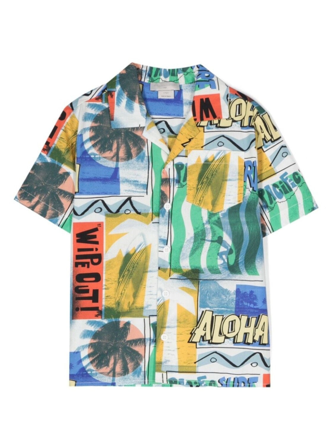 

Stella McCartney Kids рубашка с графичным принтом, белый