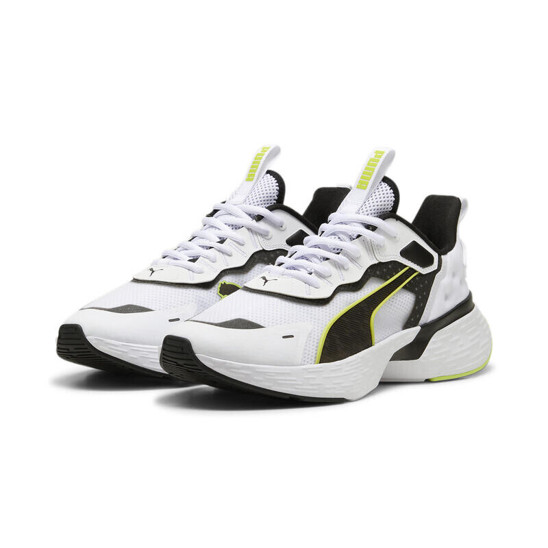 

Кроссовки Softride Sway для взрослых PUMA White Black Lime Pow Green