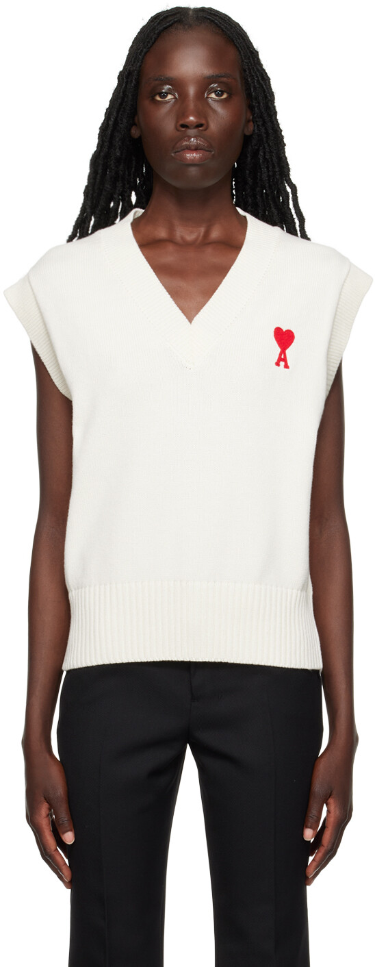

AMI Alexandre Mattiussi Off-White Жилет Ami de Cur