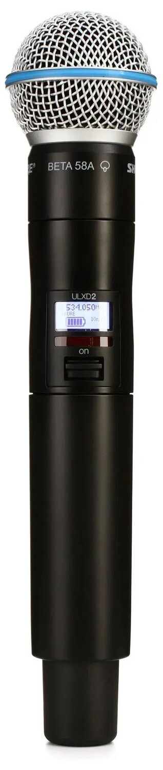 

Беспроводной ручной микрофонный передатчик Shure ULXD2/B58 — диапазон H50