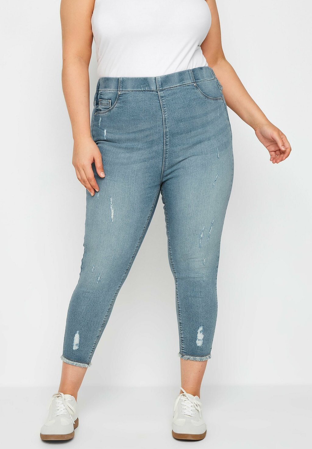 

Джинсы скинни Yours Clothing, цвет Light Blue