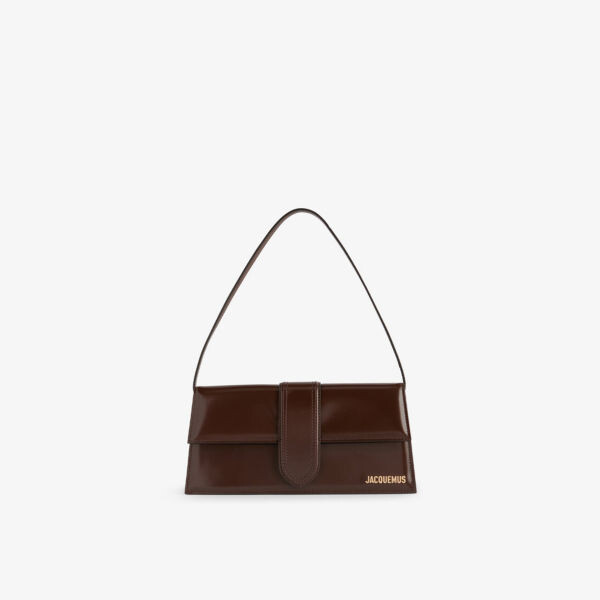

Le Bambino Длинная кожаная сумка через плечо Jacquemus, коричневый