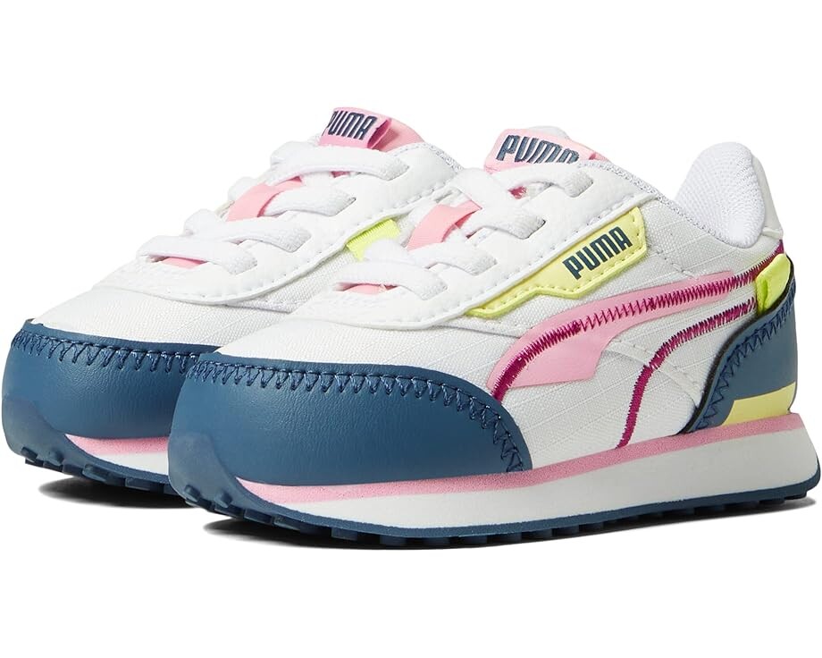 

Кроссовки Puma Future Rider Twofold Alternate Closure, цвет Puma White/Dark Denim/Prism Pink