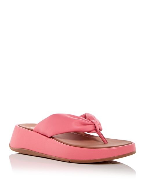 

Женские босоножки на танкетке F-Mode FitFlop, цвет Pink
