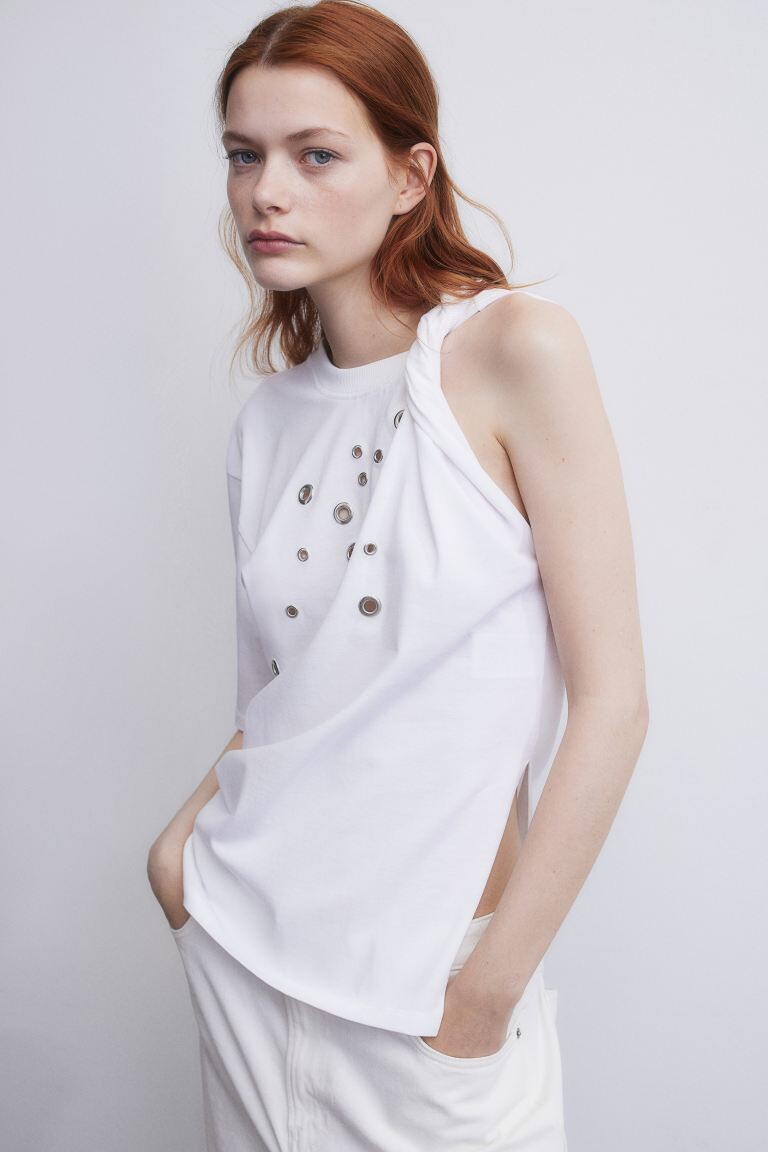 

Топ с люверсами H&M