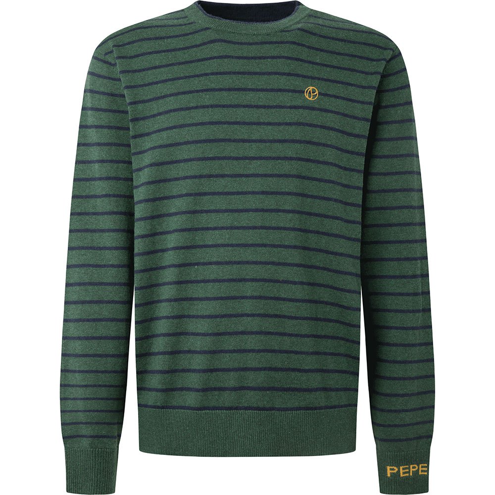 

Свитер Pepe Jeans Andre Stripes, зеленый