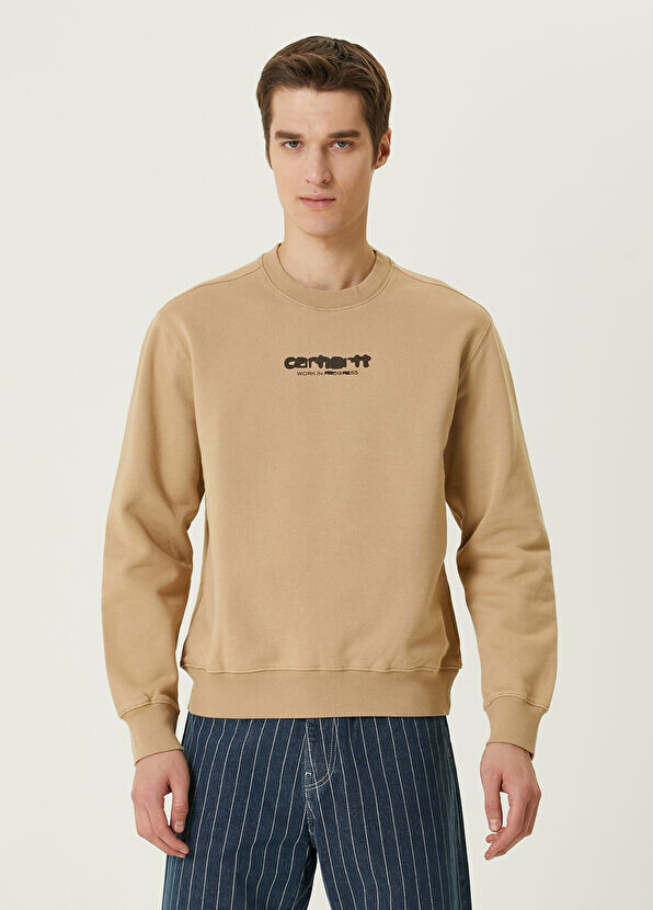 

Толстовка с логотипом Carhartt, бежевый