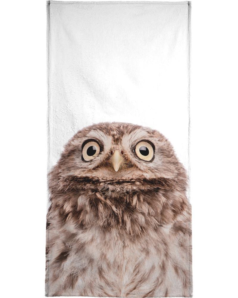 Полотенце для ванной Juniqe Owl, коричневый