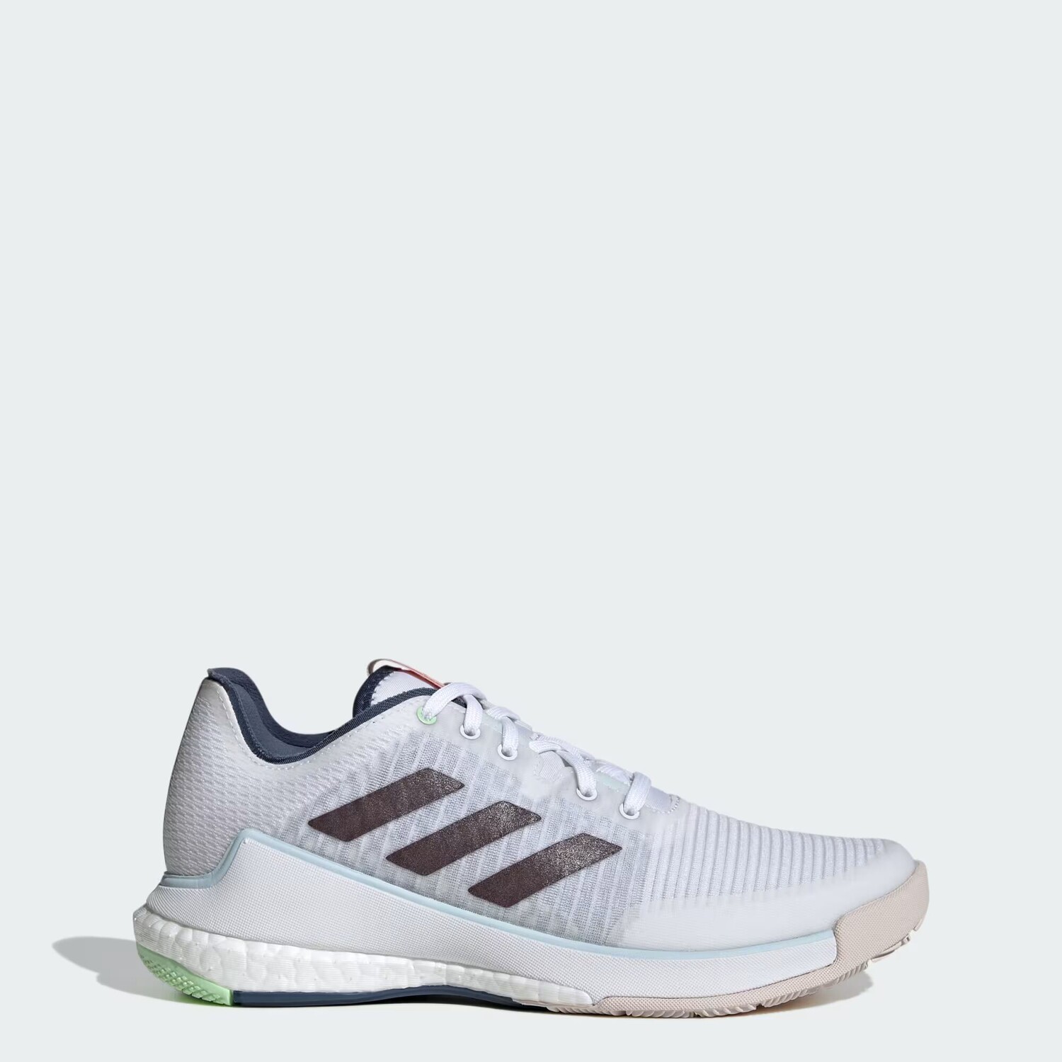 

Кроссовки Crazyflight Adidas, цвет Cloud White/Aurora Met./Bright Red
